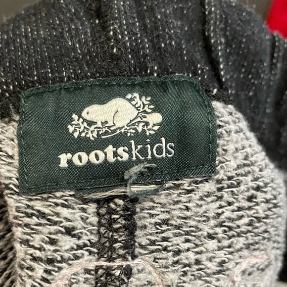 Roots Kids Original Roots Sweatpants - Black Pepper & Pink - Size 12 - Un… - Picture 6 of 7